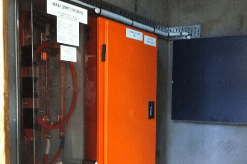 CT metering panel and main switchboard installed by Dave Fenech Electrical Services Sydney for accurate commercial power monitoring