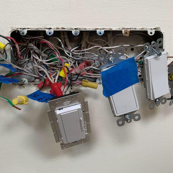 Dave Fenech Electrical Services electrician in Sydney carrying out house rewiring and restoring safe, compliant electrical connections.