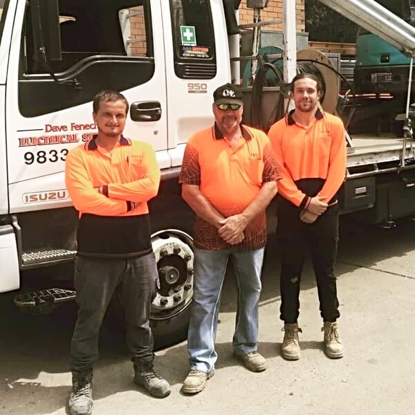 Electrician in Minto from Dave Fenech Electrical Services pictured with local team providing professional electrical service. Electrician in Minto from Dave Fenech Electrical Services pictured with local team providing professional electrical service.