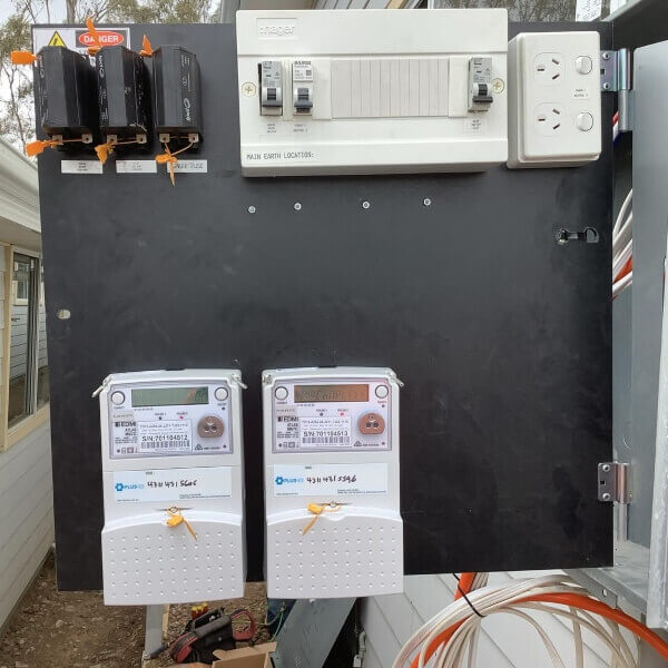Single to three phase power upgrade in Sydney, with new metering and switchboard installation by Dave Fenech Electrical Services