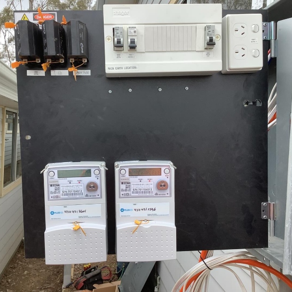 Single to three phase power upgrade with new metering and switchboard installation in Sydney by Dave Fenech Electrical Services